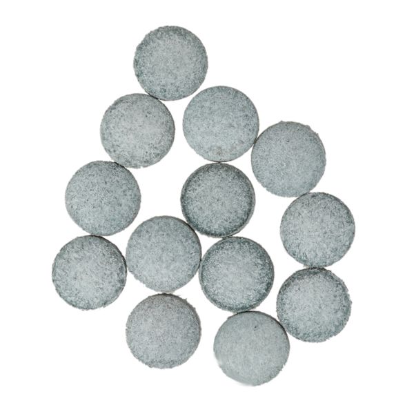 

50pcs/box new pro snooker or pool leather cue tips midium hardness gray - 9mm, 10mm, 11mm