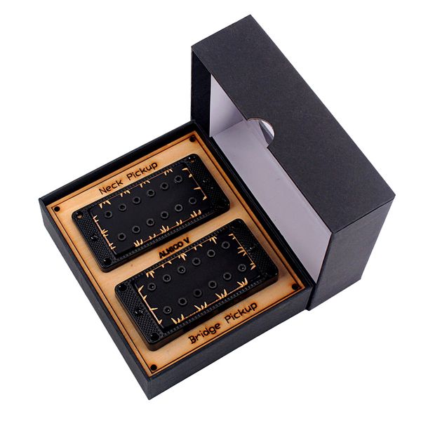 

pickup set for electric guitar handle and bridge microphones
