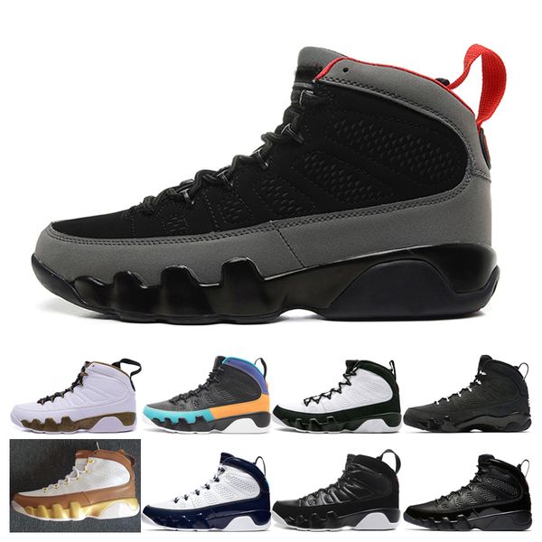 

9 9s Mens Basketball Shoes 2010 RELEASE Dream It Do It Bred OG space jam Anthracite Mop Melo The Spirit UNC Sports Sneakers