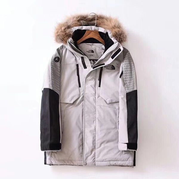 

face north men luxury down jacket designer brands comfortable cotton fashion couple classic loose cotton wild quality printing down jacket, Black