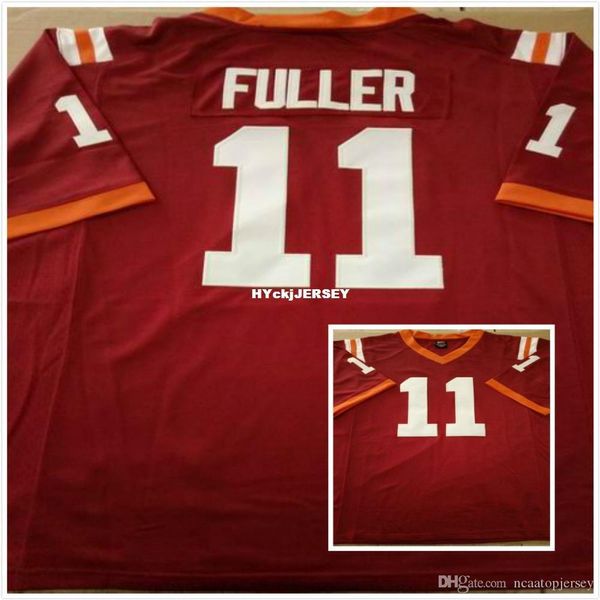 

factory outlet- virginia tech hokies jerseys #11 kendall fuller jersey red college ncaa sitiched football jersey ing, Black;red