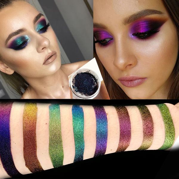 

chameleon pigment chameleon eyeshadow multi chrome eyeshadow prismatic powders sky born