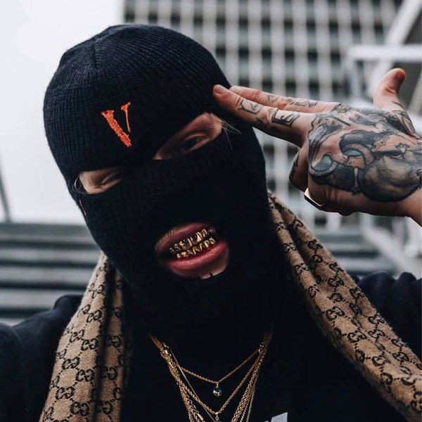 

19fw трикотажные cap facekini мужчины женщины трикотажные hat cap street путешествия рыбалка повседневная зимняя шапка прокат снаряжения для, Silver