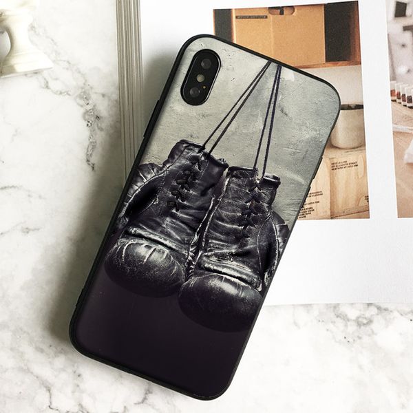

capa luxury old boxing gloves чехол для телефона iphone 11 pro xs max xr 8 7 6s plus 5 se case мягкий черный силиконовый чехол tpu
