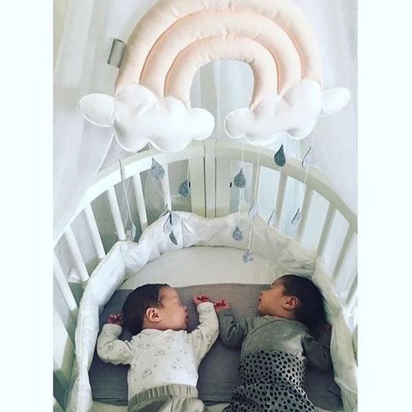 

ins nordic style rainbow raining cloud decoration baby room wall hanging kids tent decoration kids room accessories p props
