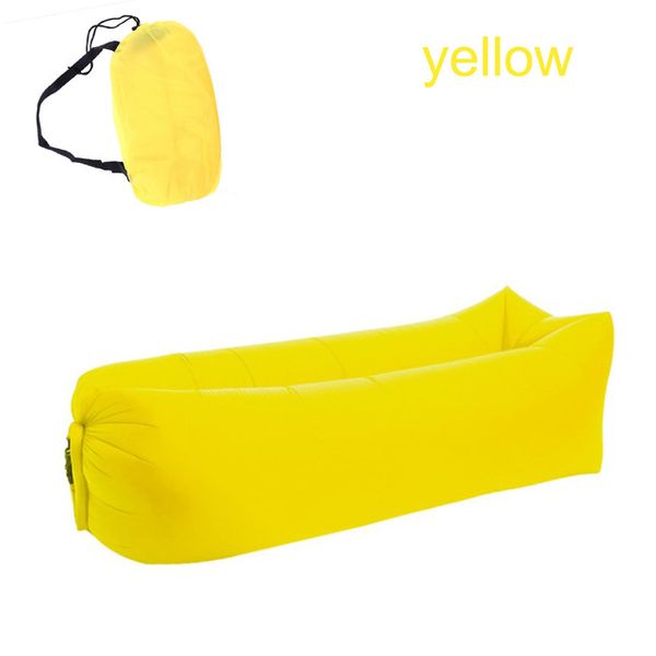 

outdoor portable lazy inflatable sofa water beach lawn park air bed sleeping bag waterproof inflatable bag air camp fast folding