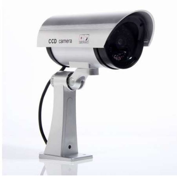 

blinking led red fake surveillance dummy bullet camera home security cameras
