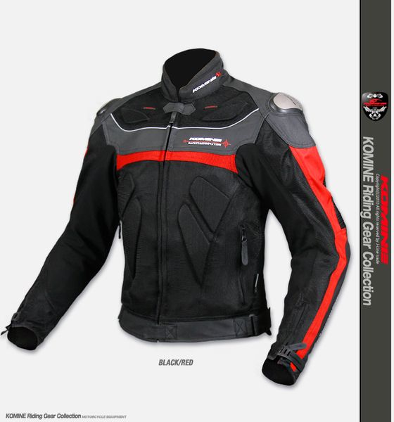 

new komine jk021 motocross jacket titanium alloy genuine leather clothing automobile racing motorcycle bike jacket ride