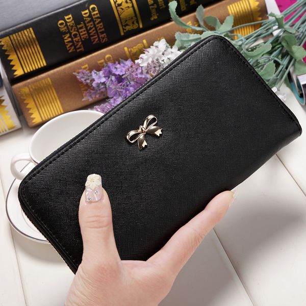 

wallet womens wallets and purses female purse portfel damski carteira carteiras feminina portefeuille femme carteras mujer, Red;black