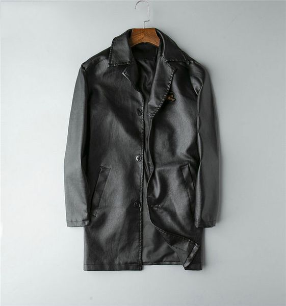 

2019 new mens jacket slim jacket men's european and american style simple men's jacket d20, Black;brown