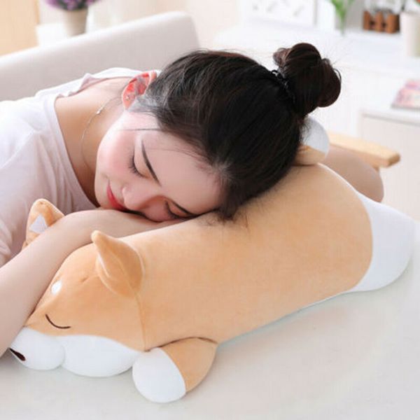 

Kawaii Animal Cartoon Pillow Cute Fat Shiba Inu Dog Plush Toy Stuffed Soft Lovely Gift For Kids Baby Children