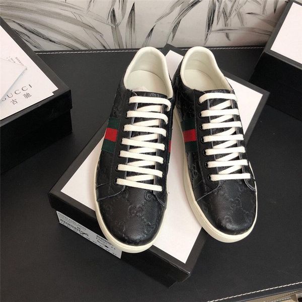 

18fw tenis masculino luxury cool street skateboarding men canvas shoes white sneakers men shoes 2020 spring male chunky shoe lisy1, Black