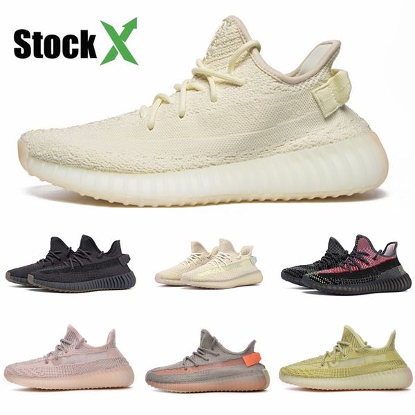 

2020 with box kanye west v1 men woman running shoes black gray sport trainers sneakers 123451935# #qa495