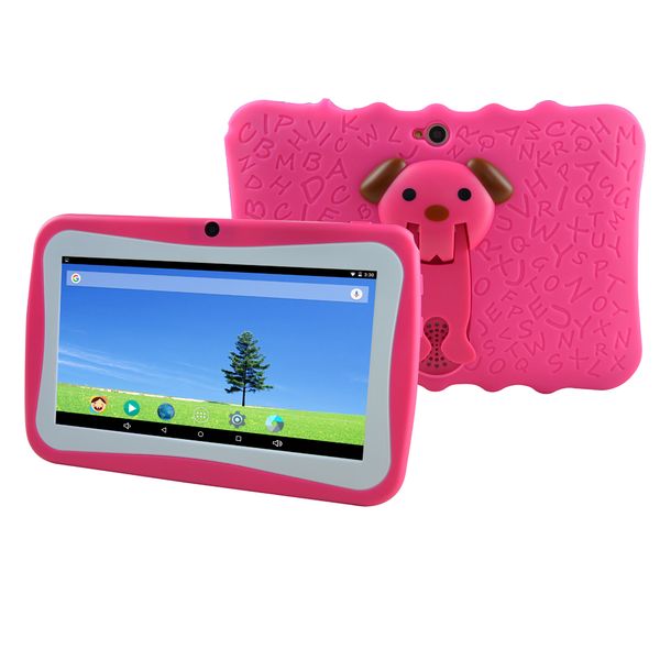 

a33 tablet pc capacitance quad core q8 kid tablet learning video wifi computers networking camera 8gb/rom 512mb/ram bluetooth 3g google dhl