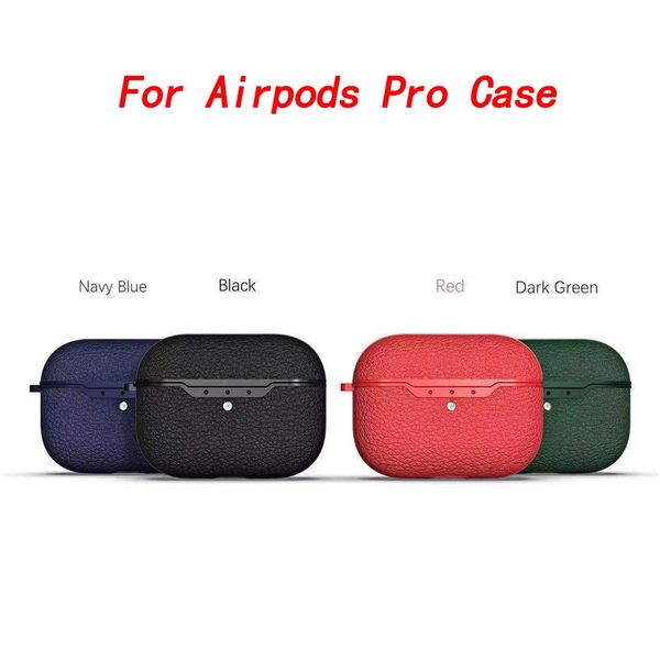 

luxury leather cases for airpods 2 1 bluetooth wireless earphone charging box cover for airpods pro 3 ing
