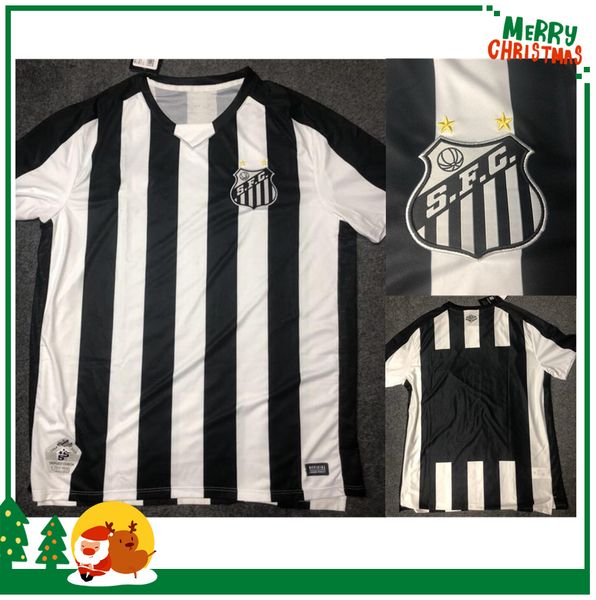 

19 20 Santos shirt 2019 2020 Kayke Lucas Lima David Ricardo Oliveira Alison Lucas Henrique Jean Mota Jonathan Copete Futebol Clube jerseys