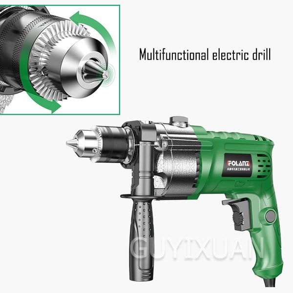 

220v household multifunctional electric drill metal ceramic tile impact drill small hand electrical tools