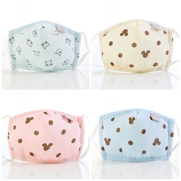 

printing protective respirator dot rabbit dot sunshade dust filter face mask anti splash mouth mascherine design for children 2 88ry e19