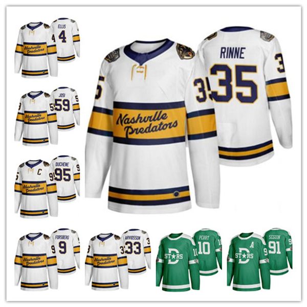 

2020 winter classic nashville predators roman josi matt duchene ryan ellis johansen dallas stars tyler seguin corey perry hockey jerseys, Black;red