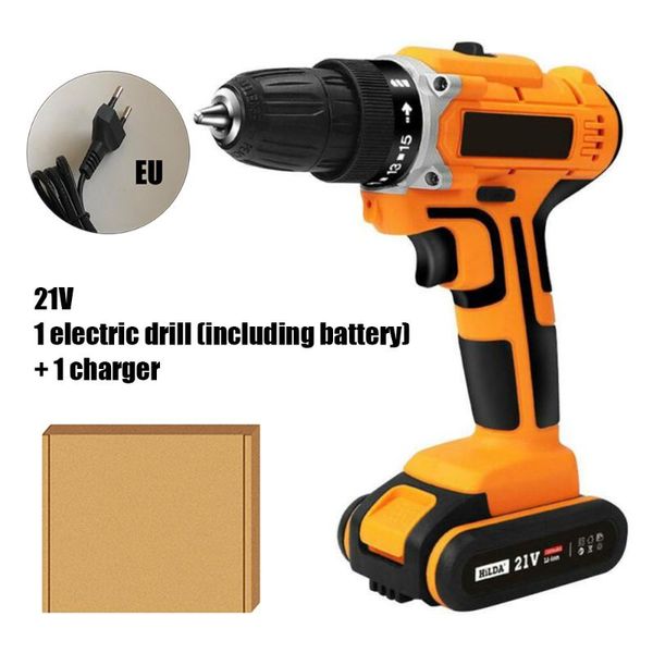 

2020 21v cordless electric drill screwdriver wireless power driver with battery kit brand new and high quality