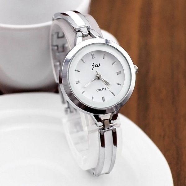 

2018 new luxury jw bracelet watch fashionable ladies watch girl quartz wrist for women casual for women relogio, Slivery;brown