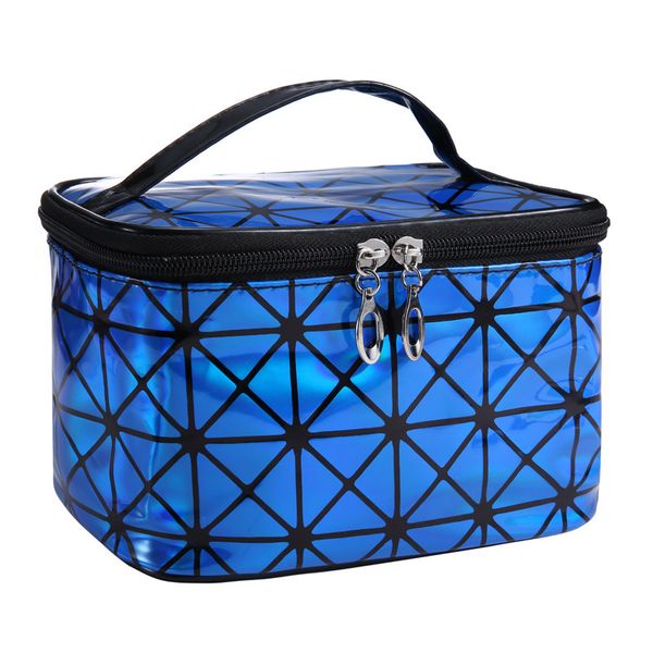 

women cosmetic bag make up bag laser cute lattice make up brushes dropshipping 2020 new dropshipping