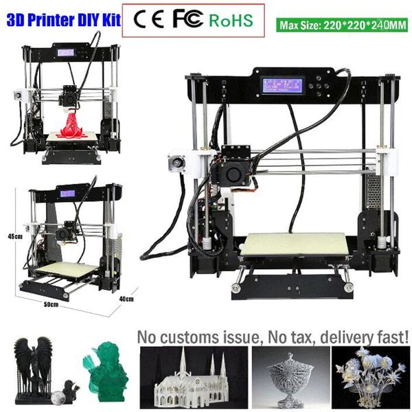 

ctc w5 3d-принтер reprap prusa i3 diy mk8 жк-принтер 3d drucker impressora imprimante возобновление отключения питания печать