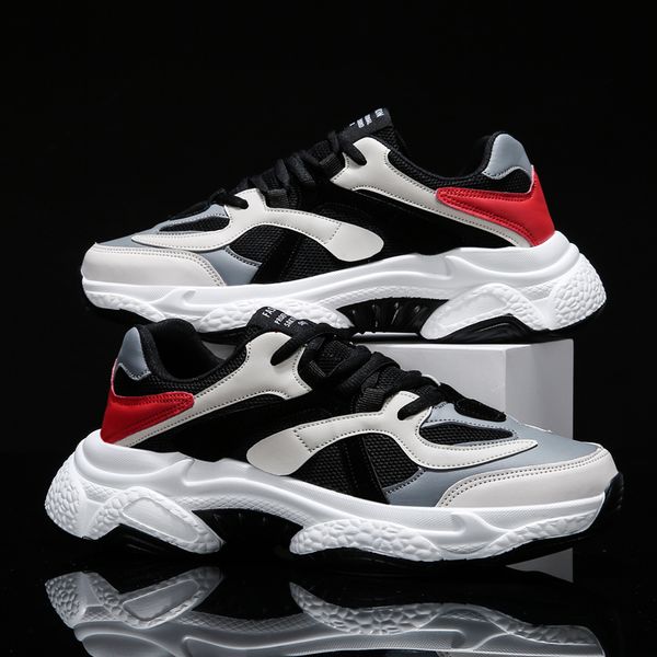 

men's krasovki 2020 casual new shoes brand man sneakers chaussure homme light outdoor footwears sport dropping shoes 39-44, Black