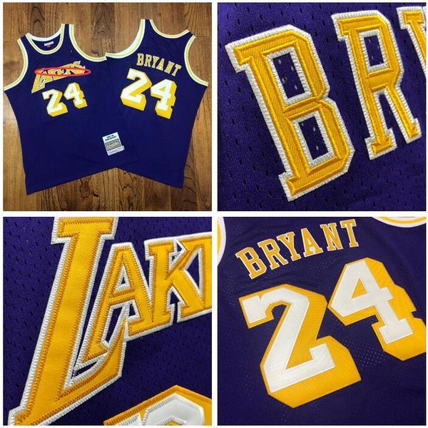 

men los angeles lakers kobe bryant mitchell & ness 2007-08 hardwoods classics player jersey and pant, Black;red