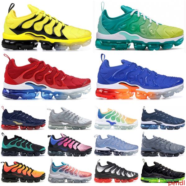 

most popular triple black racer blue university red tn plus men designer shoes white psychic pink eggplant running sneakers trainers