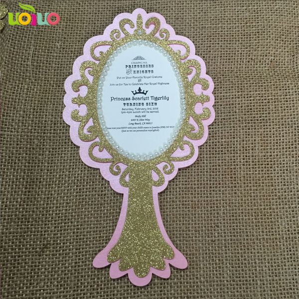 

diy customzied 50set printed card+glitter gold glitter silver blank paper+small rhinestones