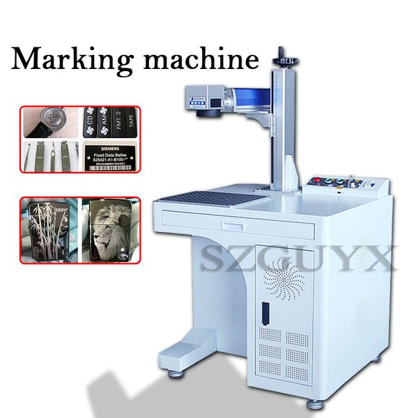 

commercial fiber laser marking machine desklaser engraving machine metal coding diy jewelry plotter