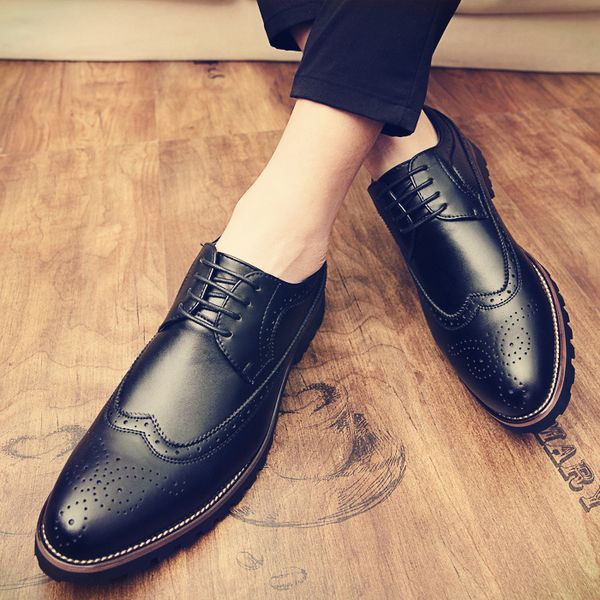 

men's shoes summer breathable broch spikes shoes men, Black