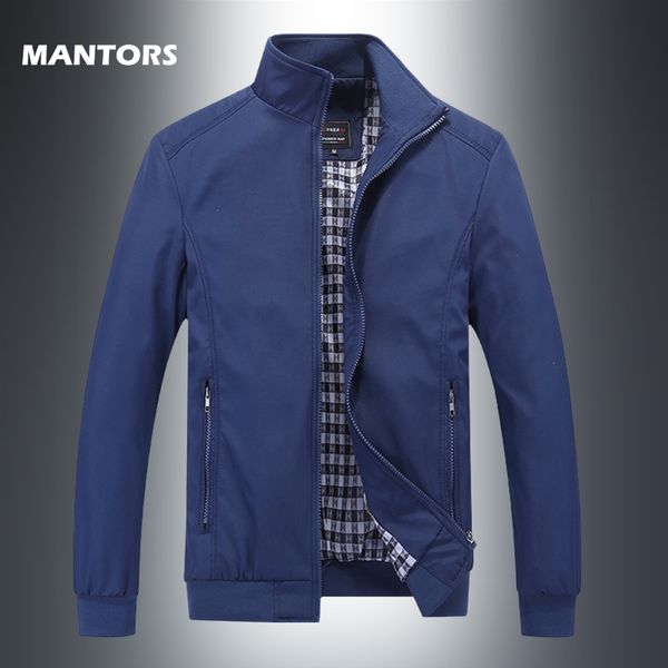 

new plain men's jacket business bomber jacket spring autumn casual loose coats men streetwear stand collar windbreakers, Black;brown