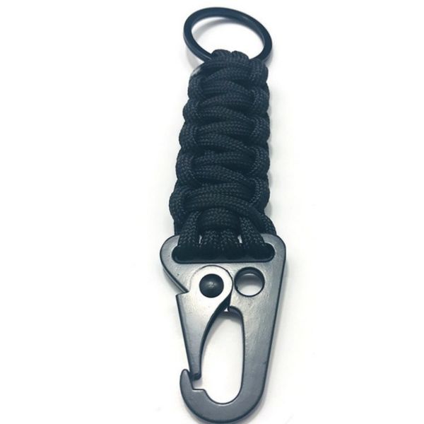 

outdoor paracord cord keychain edc survival kit cord lanyard hiking camping emergency key chain tool