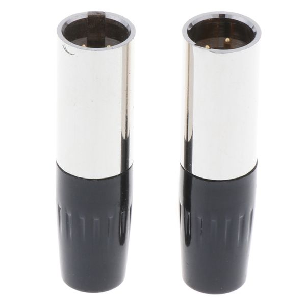 

2 х 3 pin xlr женский кабельный разъем для pro микрофонов, черный и щепка