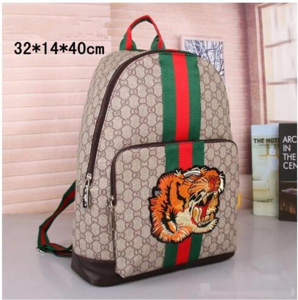 

Men and women fa hion fabric pattern handbag torage houlder bag tiger head animal pattern houlder bag backpack