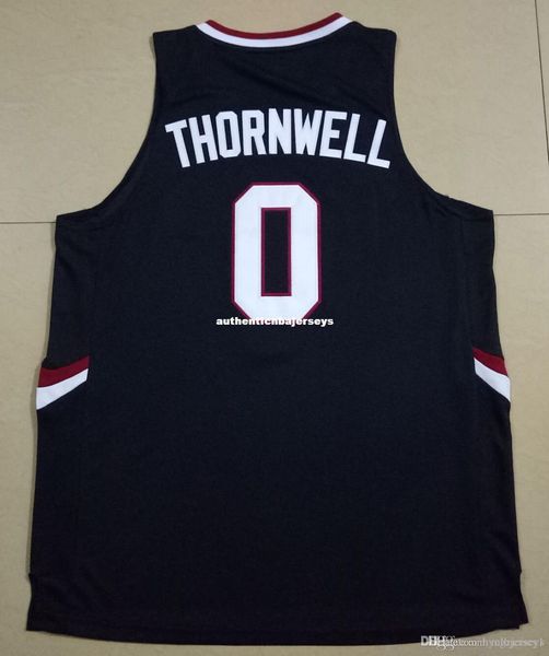 

custom #0 sindarius thornwell south carolina gamecocks college basketball jersey embroidery stitched custom any name and number, Black;blue