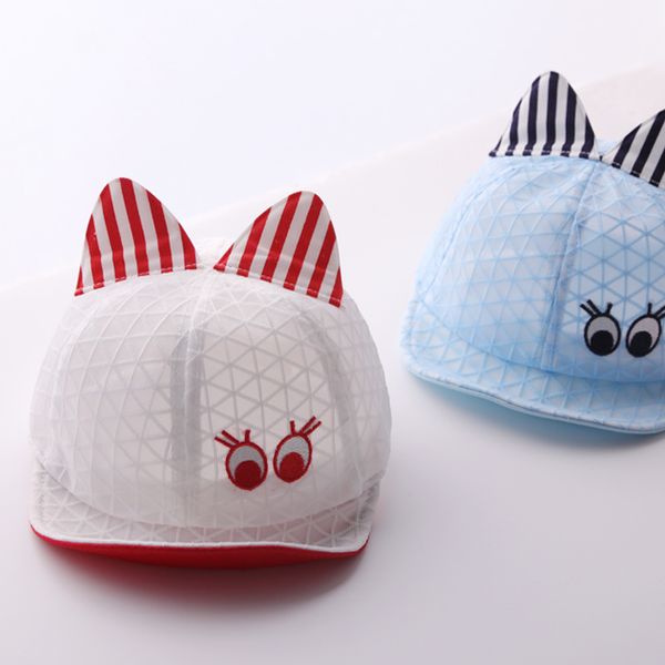 

baby thin cap summer summer cute breathable baby shade baseball cap tide, Yellow