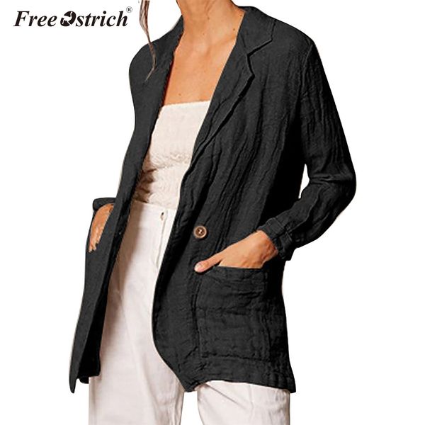 

ostrich autumn winter jacket women coats 2019 plus size jackets female outerwear casual pocket coat jaqueta mujer n30, Black;brown
