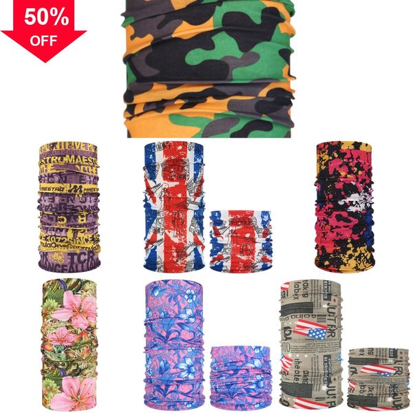 

7wl5j k6nvt многофункционального бесшовной магии шарф маска хэллоуина горнолыжных велосипеды cs косплей headwear половина лицо бандан маска