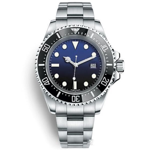 

2020 original sapphire wristwatches ceramic sea dweller stainless steel watch 126600 automatic movement mens watches with box, Slivery;brown