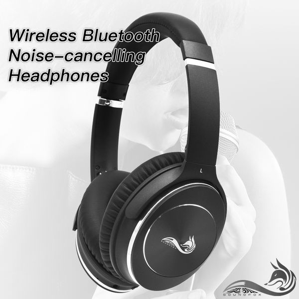 

Soundfox Bluetooth для беспроводных наушников Стереонаушники Bluetooth-гарнитура с шумоподав