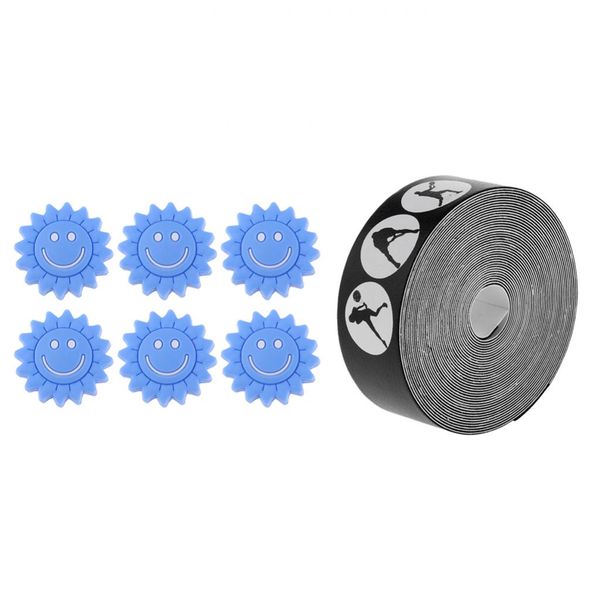 

rackets head frame protector guard with shock absorber silencers dampener