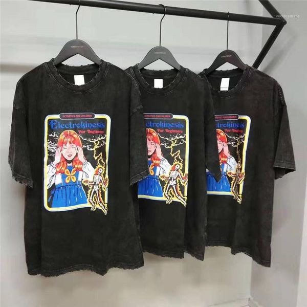 

designer tshirts street style printed ripped oversize short sleeved crew neck pullover tshirts fashion mens tees vintage washed mens, White;black