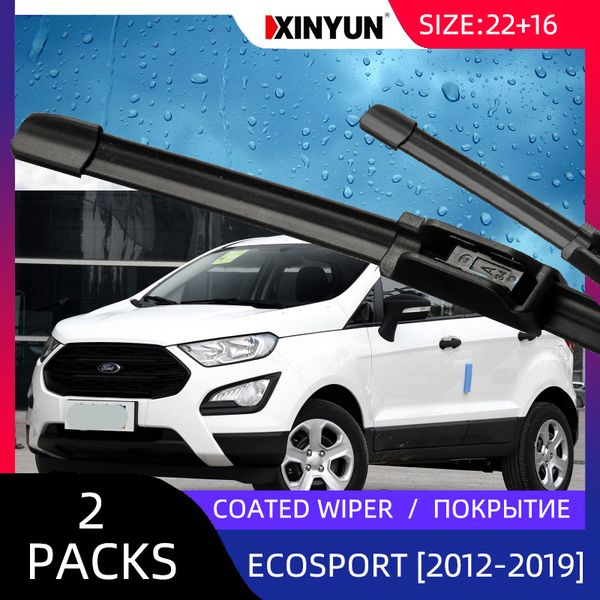 

coated wiper front wiper blades for - ecosport [2012-2019] windshield windscreen front window 29"+29