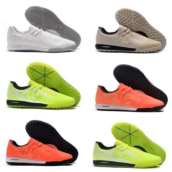 

2020 mens soccer shoes zoom phantom vnm pro ic tf indoor chuteiras de football boots soccer cleats tacos de futbol, Black