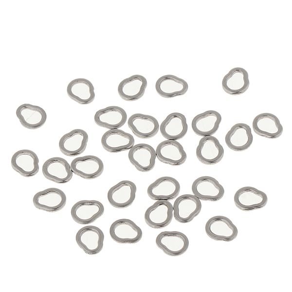 

30pcs stainless steel solid rig rings for jigging, assit hooks, big game
