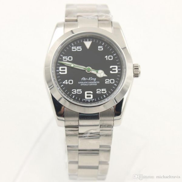 

sell watch men 116900-71200 air-king 40mm mans automatic watches model wristwatch ing, Slivery;brown