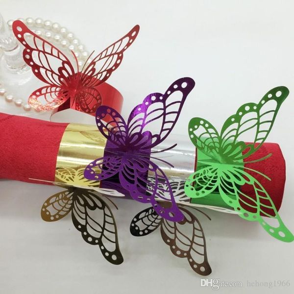 

butterfly hollow napkin rings direct deal holder bridal shower favor wedding party decor buffet equipment 0 35rs h r